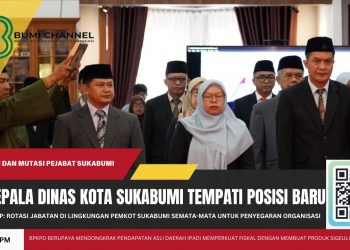 Lima Kepala Dinas di Kota Sukabumi Tempati Posisi Baru