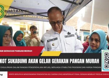 Jaga Stabilitas Pasokan dan Harga Pangan, Pemkot Sukabumi Akan Gelar Gerakan Pangan Murah