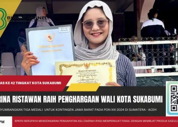 Raih Tiga Medali Cabor Pickle Ball di PON XXI 2024 Lalu, Sabrina Diganjar Penghargaan dari Wali Kota Sukabumi