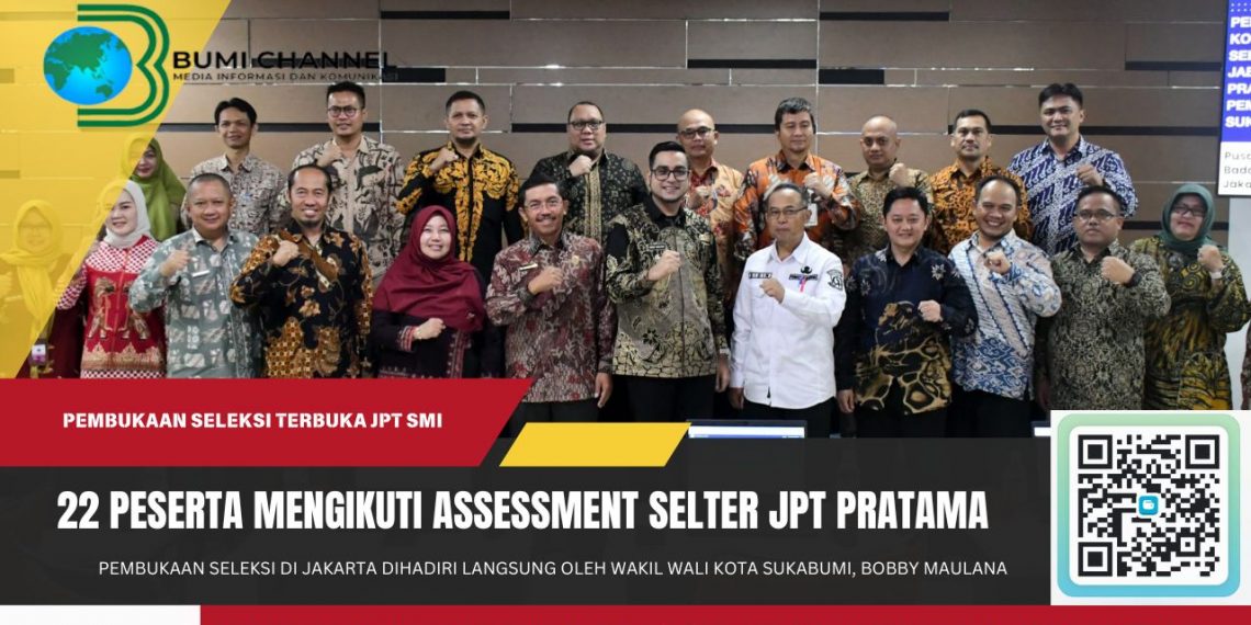 22 Peserta Ikuti Assessment Seleksi Terbuka JPT Pratama Pemerintah Kota Sukabumi