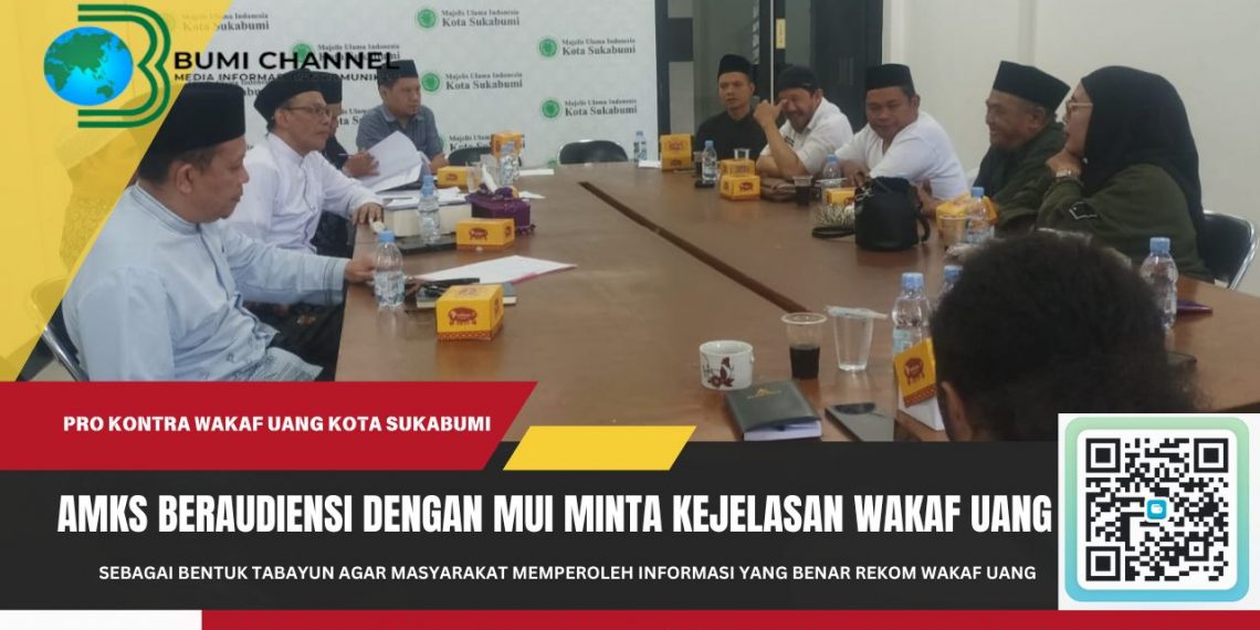 Audiensi AMKS dan MUI Mencari Kejelasan Tentang Polemik Wakaf Uang di Kota Sukabumi