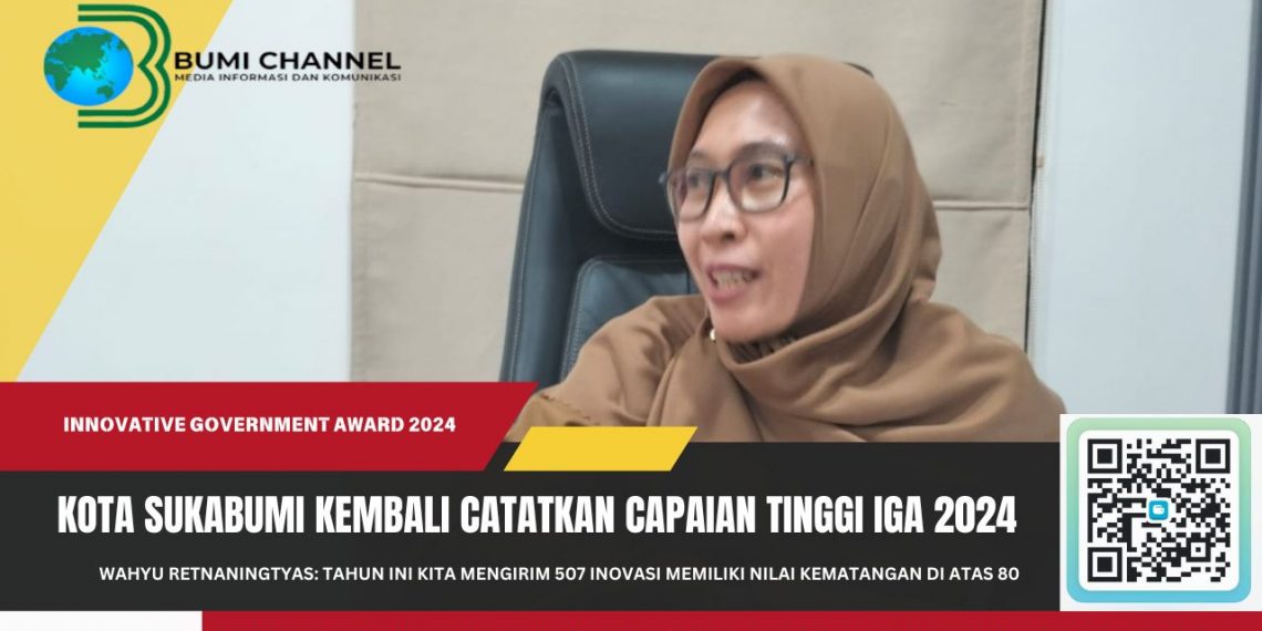 Kota Sukabumi Kembali Catatkan Capaian Tinggi Indeks Inovasi Daerah Innovative Government Award 2024