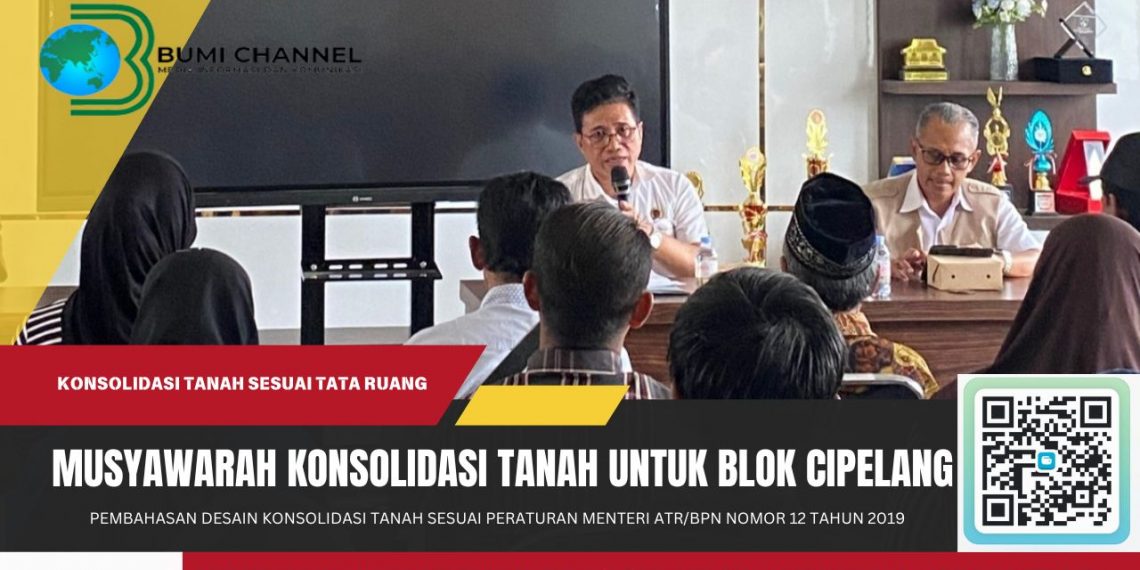 Kantor Pertanahan Kota Sukabumi Menggelar Musyawarah Desain Konsolidasi Tanah Blok Cipelang