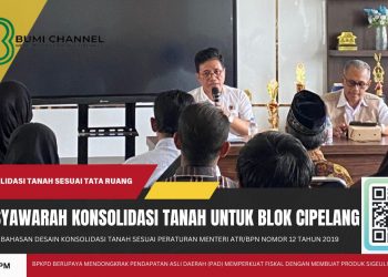 Kantor Pertanahan Kota Sukabumi Menggelar Musyawarah Desain Konsolidasi Tanah Blok Cipelang