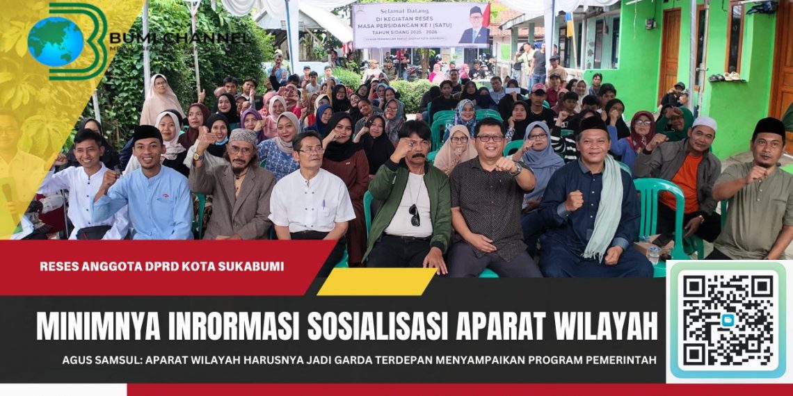 Warga Curhat Tentang Minimnya Sosialisasi Pemerintah Wilayah Saat Reses Agus Samsul