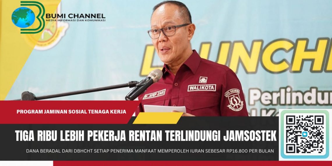 3.382 Pekerja Rentan di Kota Sukabumi Terlindungi Program Jamsostek
