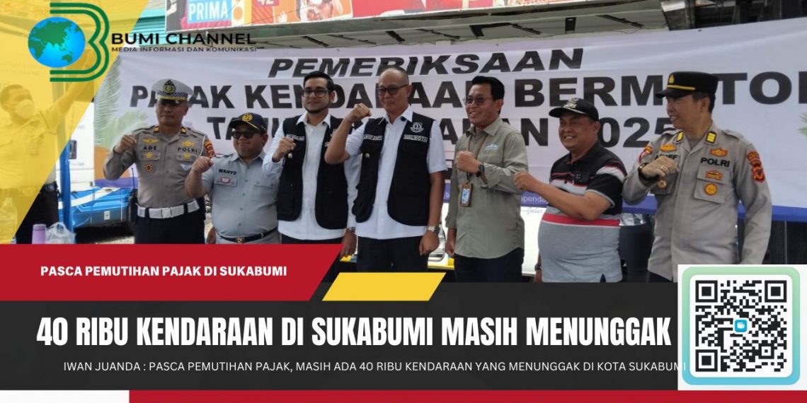 40 Ribu Unit Kendaraan di Kota Sukabumi Masih Menunggak Pajak Kendaraan Bermotor