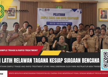 MSN Trainer Berikan Pelatihan Simple Triage and Rapid Treatment (STAR) Kepada Relawan Tagana