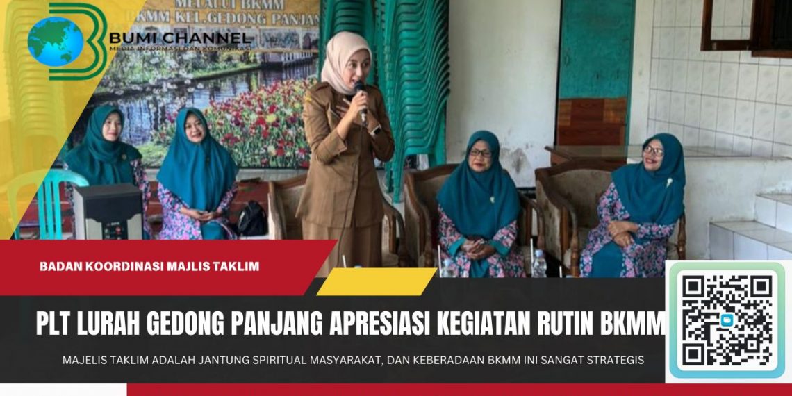Plt. Lurah Gedong Panjang Apresiasi Kegiatan Pertemuan Rutin BKMM
