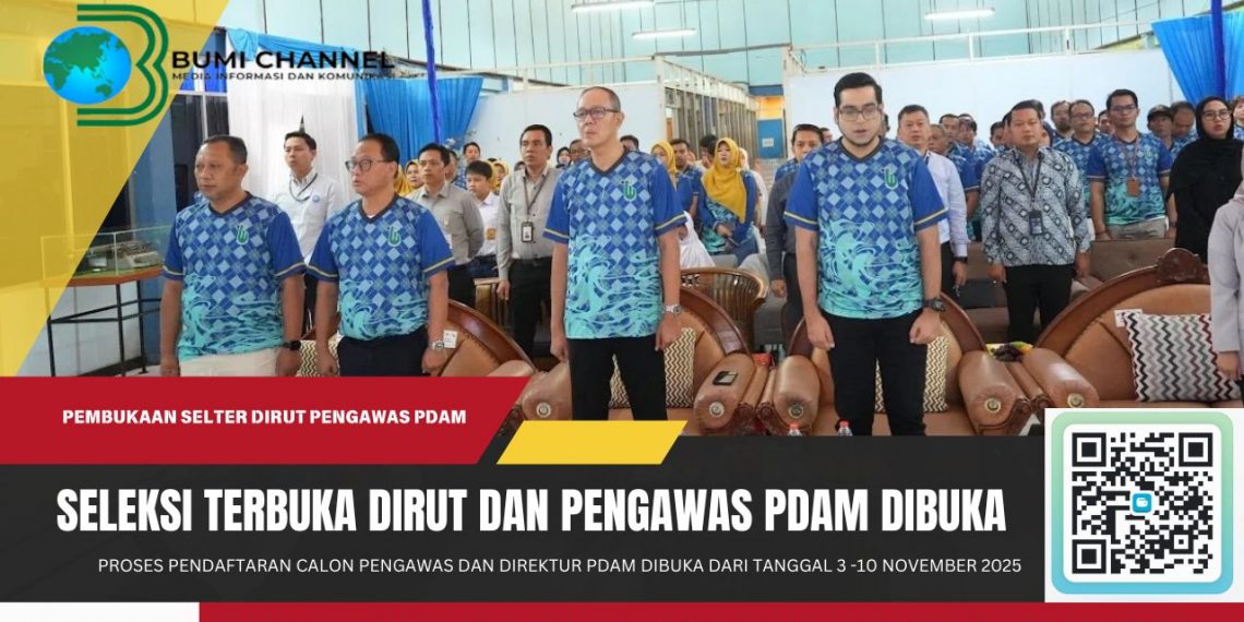 Pemkot Sukabumi Resmi Umumkan Seleksi Terbuka Calon Dewan Pengawas dan Direktur PDAM TBW