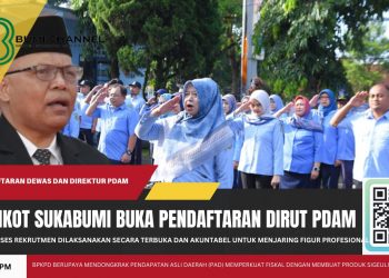 Pendaftaran Direktur dan Dewan Pengawas PDAM TBW Kota Sukabumi Resmi Dibuka