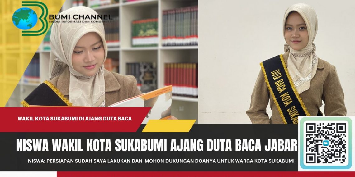 Niswa Wakili Kota Sukabumi di Ajang Pemilihan Duta Baca Tingkat Jawa Barat 2025