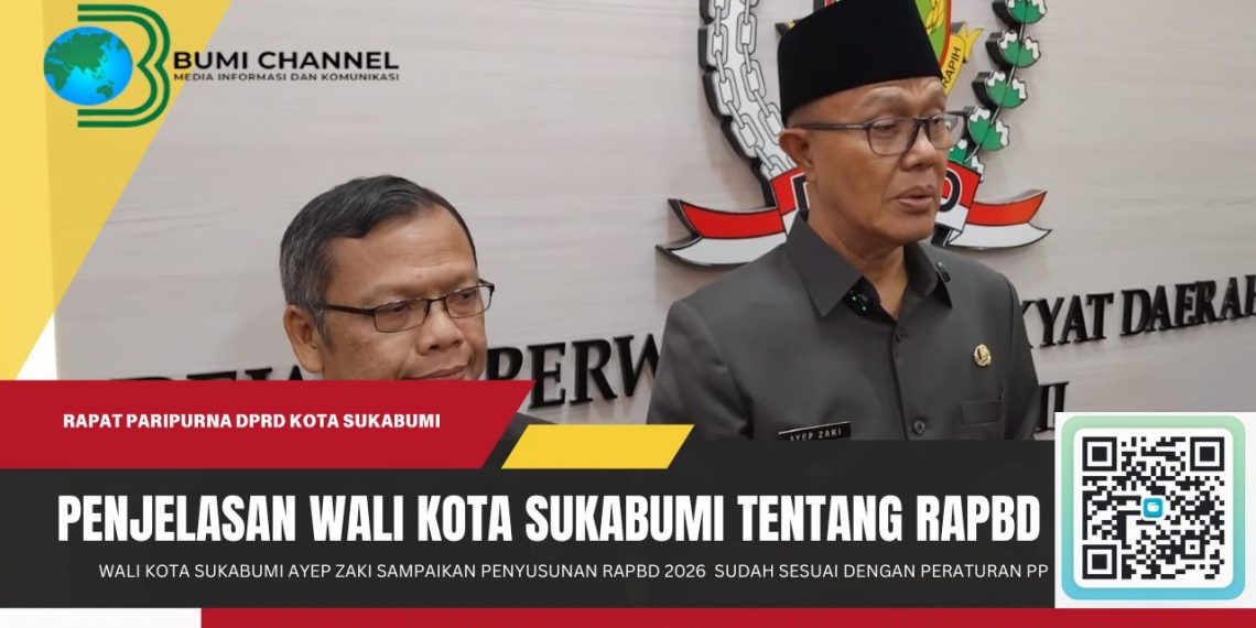 Wali Kota Sukabumi Sampaikan Penyusunan RAPBD 2026 Dalam Sidang Paripurna