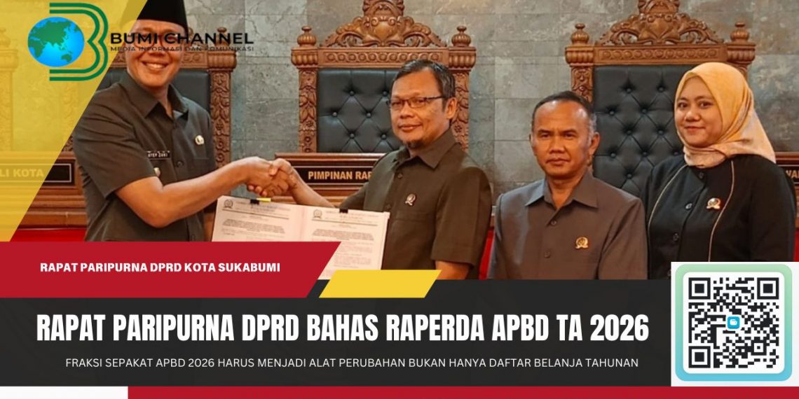 Fraksi DPRD Sepakat APBD 2026 Harus Menjadi Alat Perubahan Bukan Hanya Daftar Belanja Tahunan