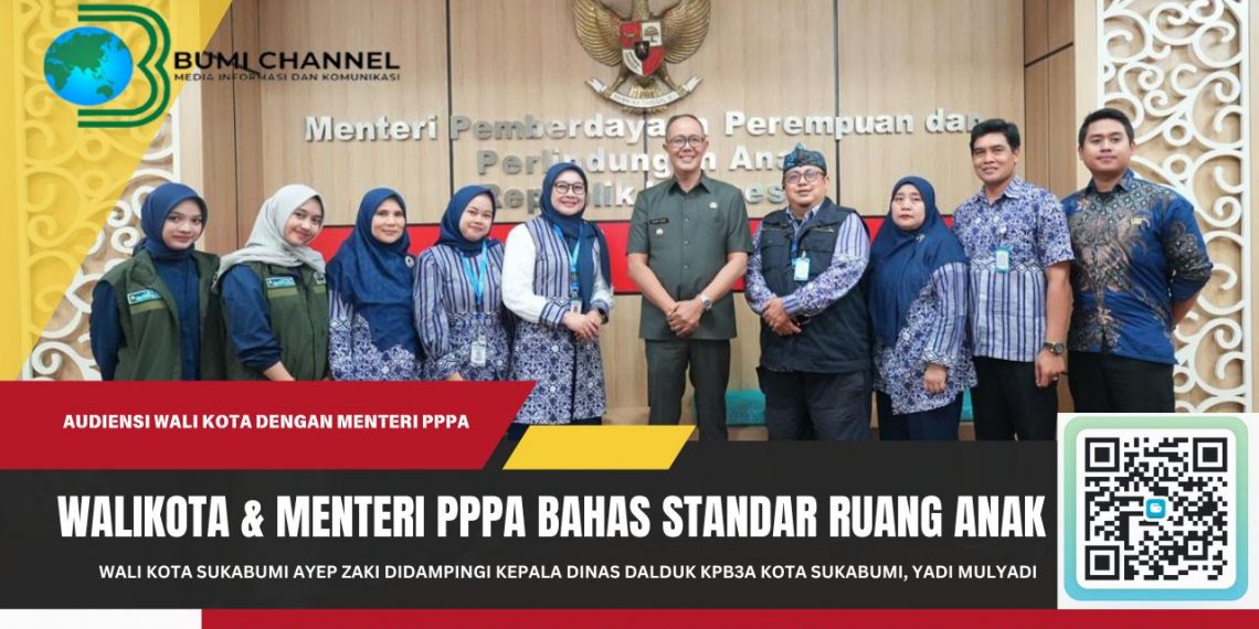 Wali Kota Sukabumi dan Menteri PPPA, Bahas Pemenuhan Standar Ruang Bermain Anak