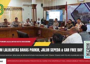 Forum Lalulintas Kota Sukabumi Bahas Optimalisasi Parkir Alun-alun Utara, Jalur Sepeda dan Car Free Day Jalan A Yani