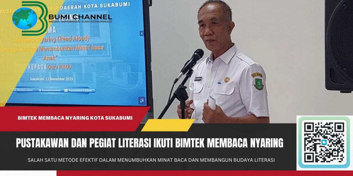 Pustakawan dan Pegiat Literasi di Sukabumi dibekali Bimtek Membaca Nyaring