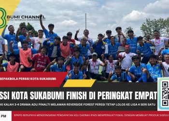 Finish di Urutan ke Empat Perssi Kota Sukabumi Tetap Lolos Liga 4 Seri 1 Jabar