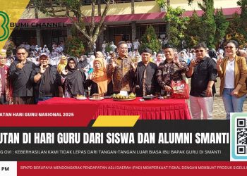 Kolaborasi IKA Smanti Sukabumi dan Siswa di Hari Guru Nasional Tahun 2025