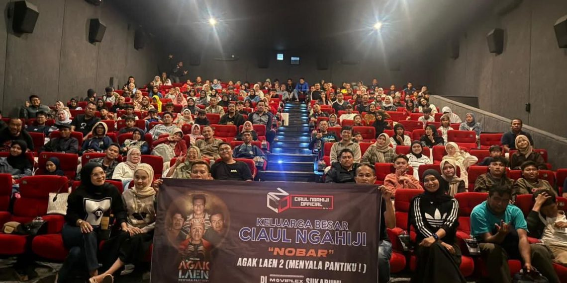 Para Pemeran Film ‘Agak Laen’ Kirim Ucapan Terimakasih Usai Nobar Keluarga Besar Ciaul Ngahiji