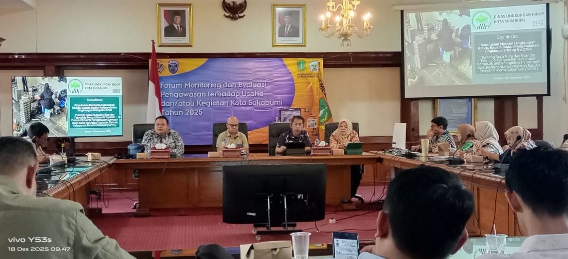 DLH Kota Sukabumi Perkuat Pembinaan dan Pegawasaa di Lingkungan SPPG dan Restoran