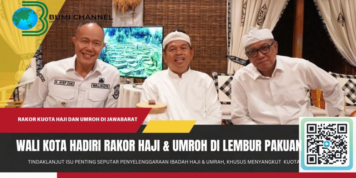Wali Kota Sukabumi Hadiri Rakor Haji dan Umroh Bersama KDM di Lembur Pakuan