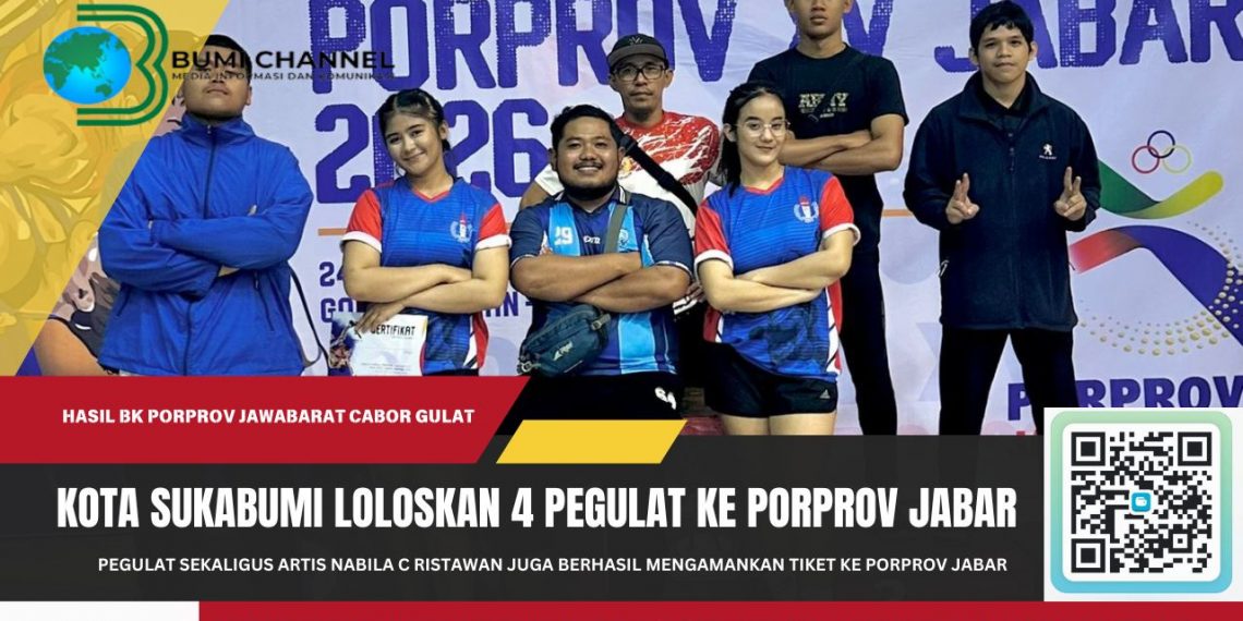 Empat Pegulat Kota Sukabumi Amankan Tiket ke Porprov Jabar 2026