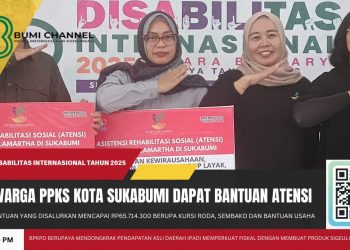 32 Warga PPKS Asal Kota Sukabumi Dapat Bantuan Asistensi Rehabilitasi Sosial (Atensi) dari Kemensos RI