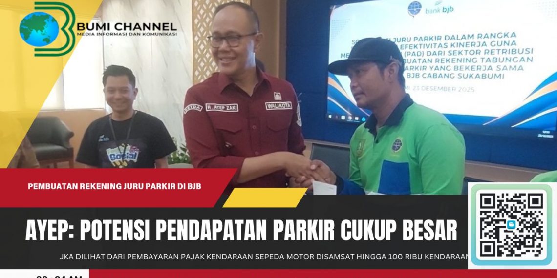 Ayep Zaki: Potensi Pendapatan Parkir di Kota Sukabumi Cukup Besar