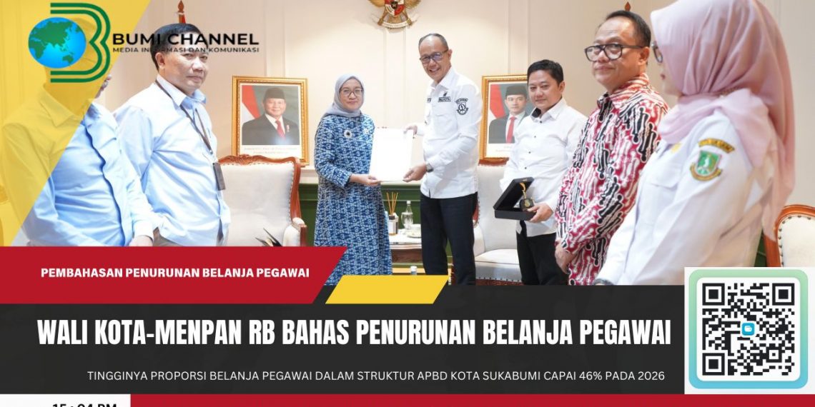 Pertemuan Wali Kota Sukabumi dan MenPAN RB Bahas Penurunan Belanja Pegawai