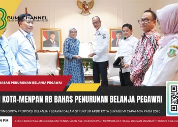 Pertemuan Wali Kota Sukabumi dan MenPAN RB Bahas Penurunan Belanja Pegawai
