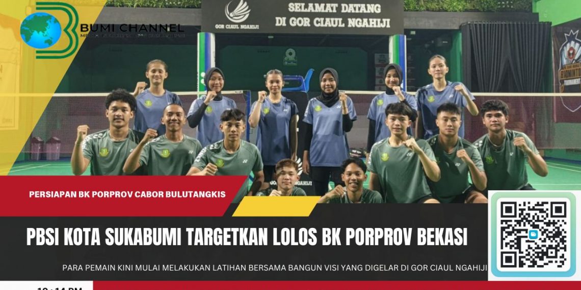 Cabor Bulutangkis Kota Sukabumi Tergetkan Lolos BK Porprov Jabar