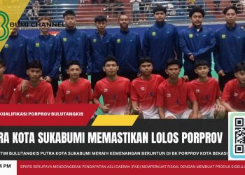 Menang Dua Kali Berturut-turut Tim Bulutangkis Putra Kota Sukabumi Pastikan Raih Tiket Porprov 2026