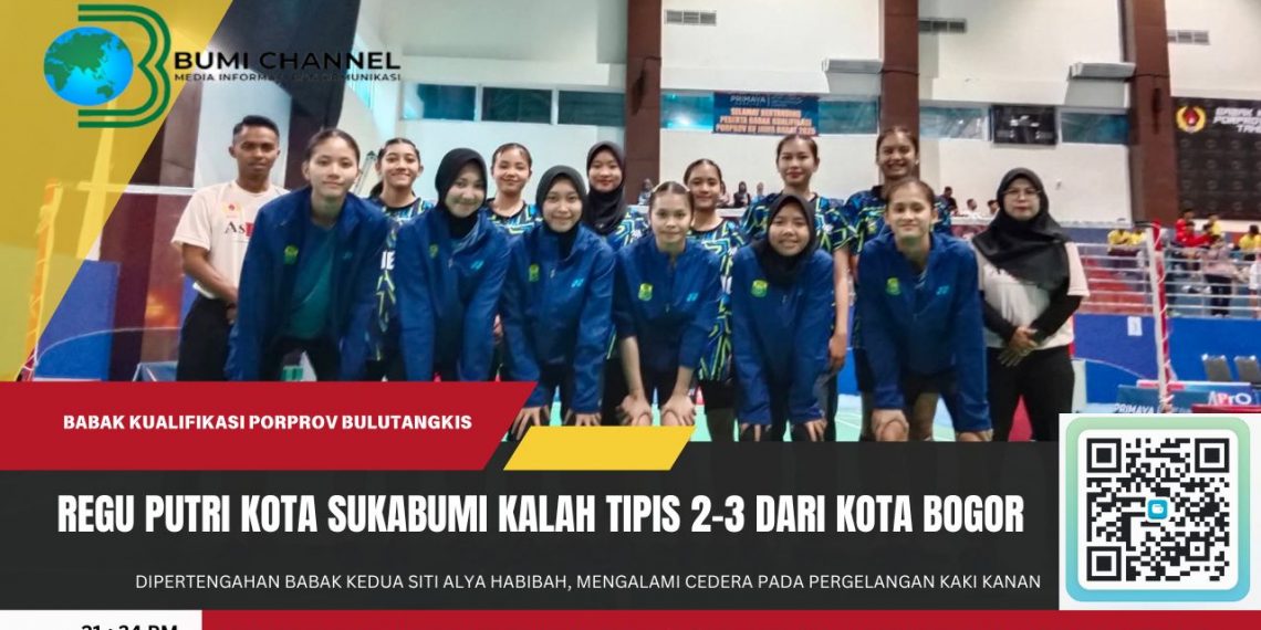 Siti Alya Alami Cedera Pertandingan Dihentikan, Tim Putri Kota Sukabumi Kalah Tipis 2-3 dari Kota Bogor