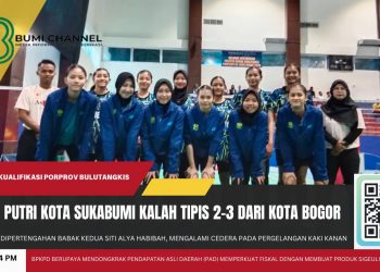 Siti Alya Alami Cedera Pertandingan Dihentikan, Tim Putri Kota Sukabumi Kalah Tipis 2-3 dari Kota Bogor