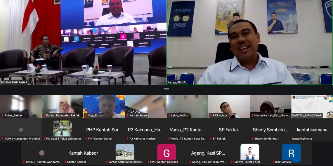 Isi Materi di Rakerda Kanwil BPN Provinsi Papua Barat, Biro Humas dan Protokol Imbau Jajaran Optimalkan Implementasi PESO dan Pengaduan Masyarakat