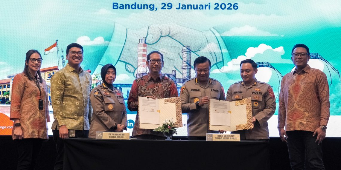 Pertamina Patra Niaga Regional JBB dan Polda Jawa Barat Sepakati Kerja Sama Penyediaan BBM & Pelumas Tahun Anggaran 2026