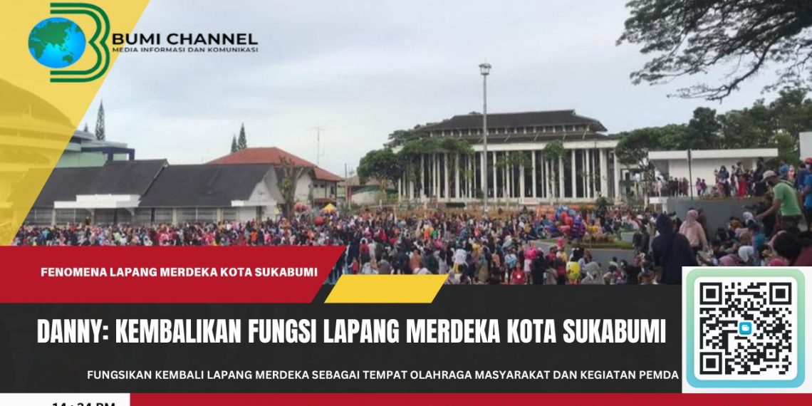 Warga Keluhkan Fenomena Lapang Merdeka Sukabumi yang Kini Sudah Beralih Fungsi