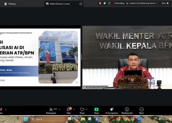 Tunjang Pengelolaan Data Pertanahan dan Tata Ruang, Wamen Ossy Paparkan Potensi Penggunaan AI