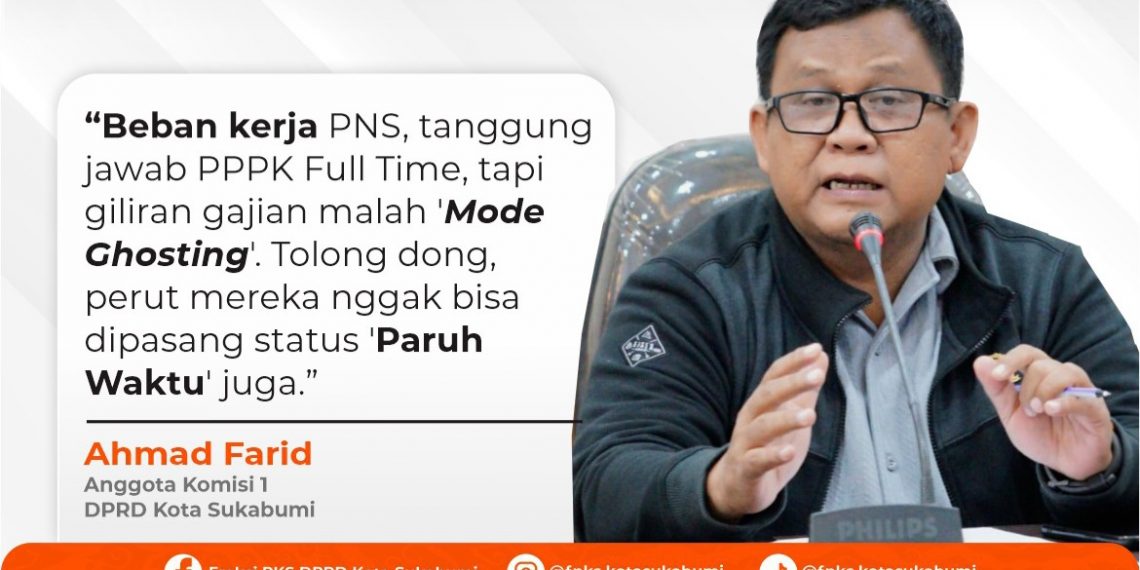 Kesenjangan Beban Kerja PNS dan PPPK Paruh Waktu Disorot, DPRD Kota Sukabumi Minta Gaji Segera Dibayarkan