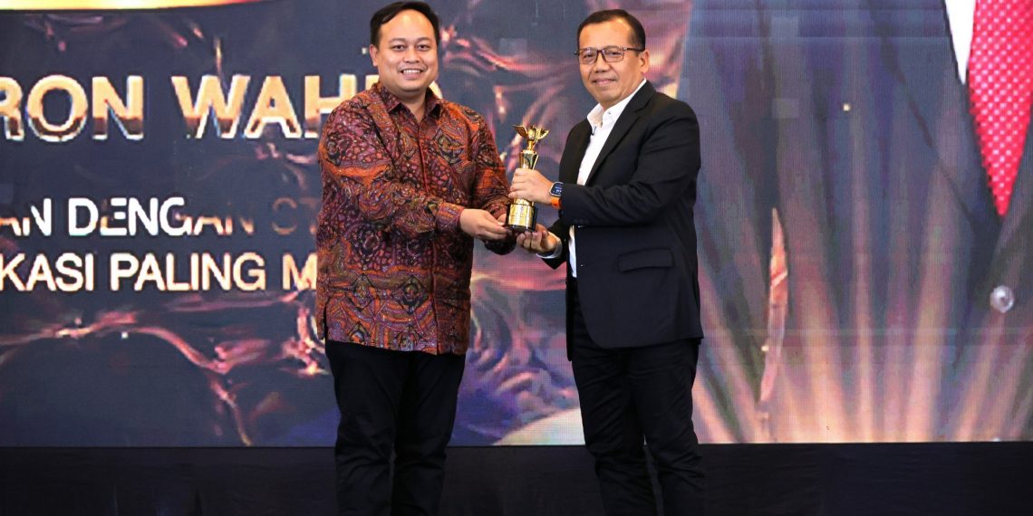 Kementerian ATR/BPN Terima Penghargaan dari INDOPOSCO atas Diseminasi Strategi Komunikasi yang Paling Masif