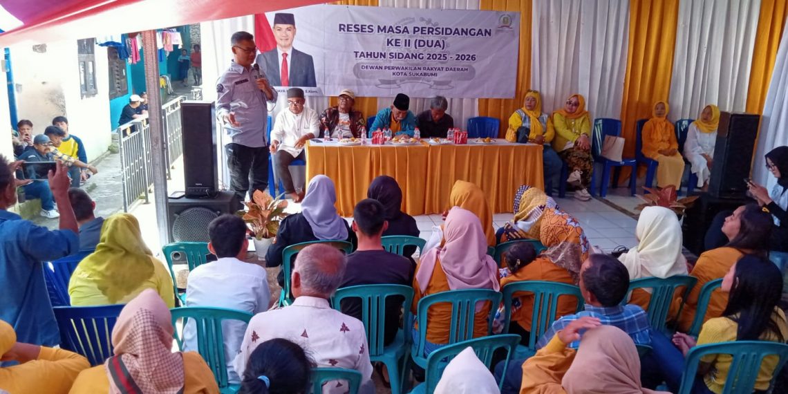 Reses Suhud Jaya Kusumah Dorong Pemkot Sukabumi Valid Mendata Warga Penerima Bansos Agar Tepat Sasaran