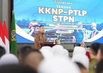 Dilepas oleh Wamen Ossy, 30 Taruna/i STPN ikuti KKN Pertanahan untuk Restorasi Arsip Pascabencana Hidrometeorologi di Aceh dan Sumut