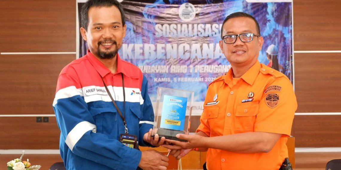 Pertamina Patra Niaga Regional JBB Gelar Sosialisasi Tanggap Kebencanaan di Zona Pemukiman Terdekat Fuel Terminal Tasikmalaya