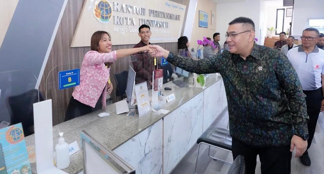Bukti Pelayanan Publik yang Bersih dan Akuntabel, Kantah Kota Denpasar Raih Predikat WBBM