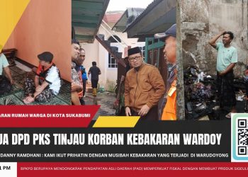 Ketua DPD PKS Kunjungi Rumah Warga di Warudoyong yang Ludes Terbakar Saat Ditinggal Tadarus