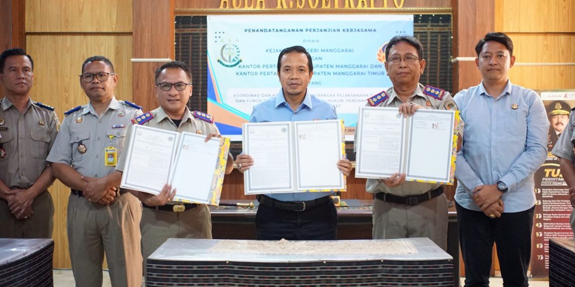 Perkuat Kepastian Hukum, Kejari Manggarai Gandeng Kantor Pertanahan Dua Kabupaten