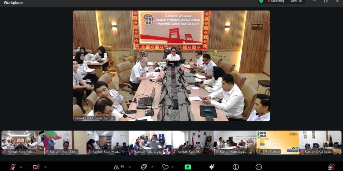 Berikan Pengarahan di Rakerda Kanwil BPN Provinsi Sumsel, Sekjen ATR/BPN: Kemampuan Kelola Tiga Instrumen Jadi Kunci Sukses Pemimpin