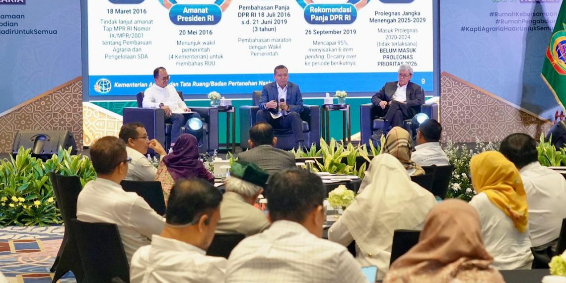 Kementerian ATR/BPN Libatkan KAPTI-AGRARIA dalam Penguatan Substansi RUU Administrasi Pertanahan