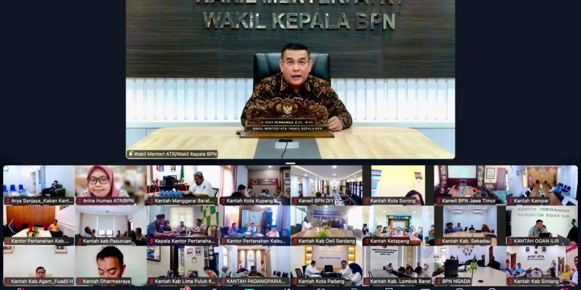Penyelesaian Berkas Layanan Pertanahan, Wamen Ossy Tegaskan Target Progresif di Akhir Maret 2026